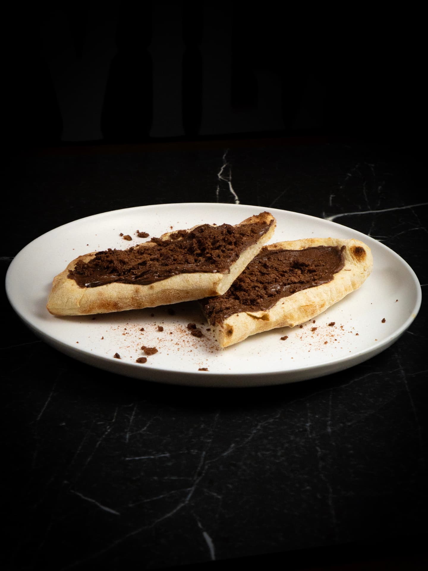 Pastel doce de chocolate
